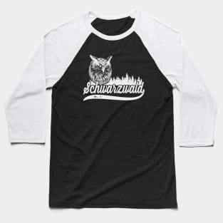 Schwarzwald Heimat mit Uhu Baseball T-Shirt